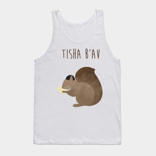 Tisha B'av Squirrel and Book of Lamentations Tank Top